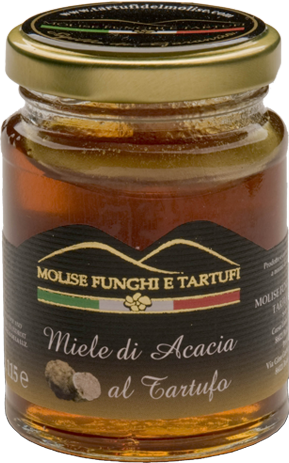 vasetto di miele di acacia al tartufo